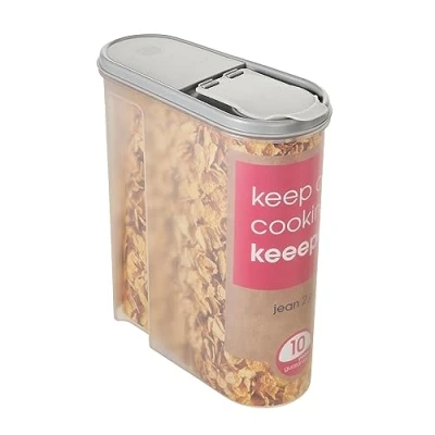 Afbeelding van Keeeper Voorraadbus mueslicontainer Vershouddoos voor ontbijtgranen transparante 2.6l
