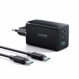 Afbeelding van RAVPower 3 port 65W USB C PD Mac oplader med 2 x vægoplader i hvid