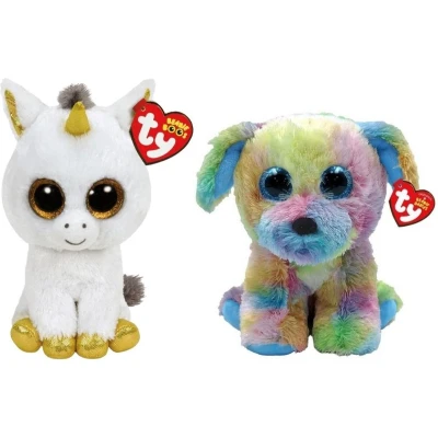 Afbeelding van Ty Knuffel Beanie Boo&quot;;s Pegasus Unicorn &amp; Max Dog