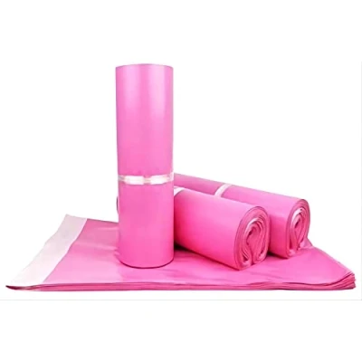 Afbeelding van Sipobuy 100 Pcs Mailing Post Express Zakken, Pe Materiaal Seal Pack Verpakking Verzendkosten Mail Zakken Enveloppen Mailers, Waterdichte En Vochtbestendige (Pink 12X17in)