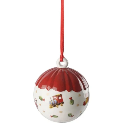 Afbeelding van Villeroy &amp; Boch Toy&#039;s Delight kerstbal 6 cm Rood