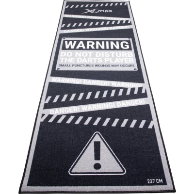 Afbeelding van XQMax Carpet Dartmat Warning