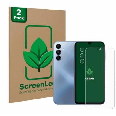 Afbeelding van ScreenLeaf Screenprotector voor Samsung Galaxy A15 (Voor+Camera) Duurzame schermbescherming Folie Beschermfolie transparant (2 Stuks)