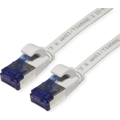 Afbeelding van VALUE FTP patchkabel, Cat.6A (Class EA), extra plat, grijs, 2 m