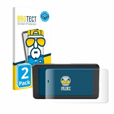 Afbeelding van BROTECT Screenprotector voor BMW ConnectedRide Navigator Folie Beschermfolie transparant volledig dekking (2 Stuks)