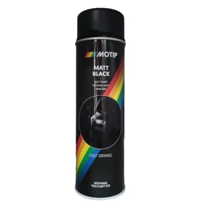 Afbeelding van Motip Universeel Zwart Matt 500 ml