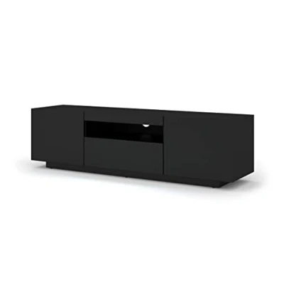 Afbeelding van TV meubel Aura 42x150x37 Zwart