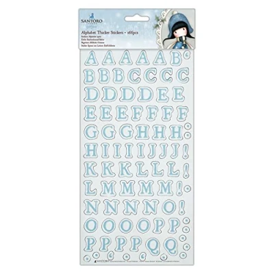 Afbeelding van Alphabet Thicker Stickers (168pcs) Santoro