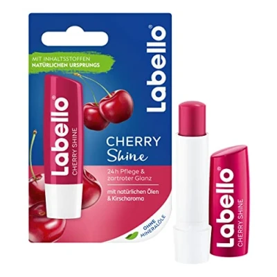 Afbeelding van Labello Lippenbalsem Cherry Shine 5.5 ml Lipbalsem Lipbalm Lipverzorging