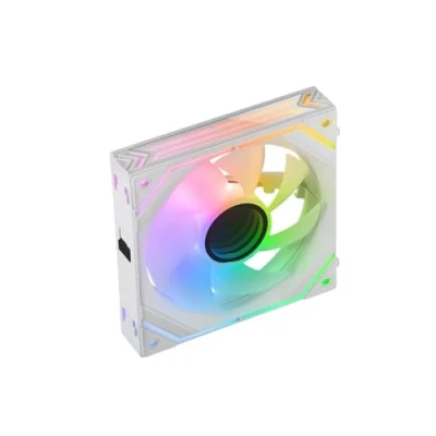 Afbeelding van Mars Gaming MF LINKFINITY Wit, Modulaire PWM 120mm Fan, Verbindingssysteem, Infinity Spiegel ARGB 360º Verlichting, Ultrastille 12dB