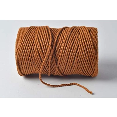 Afbeelding van 100m Everlasto &#039;Solid&#039; Beautiful Baker&#039;s Cotton Craft Twine (ongeveer 2 mm) (SAHARA ZAND)