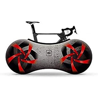 Afbeelding van Velo Sock Indoor With Snaps Indoor, ideaal voor 26 &quot; 29&quot; fietsen, 3D stretch, wasbaar in de machine, Firebird, Past op 99% van volwassen fietsen