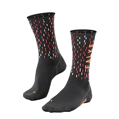 Afbeelding van FALKE BC anti blaar functioneel materiaal fietssokken unisex zwart maat 37 38