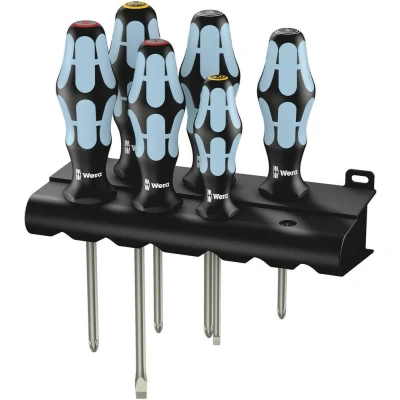 Afbeelding van Wera 6 delige kraftform rvs schroevendraaierset ph/pz/s