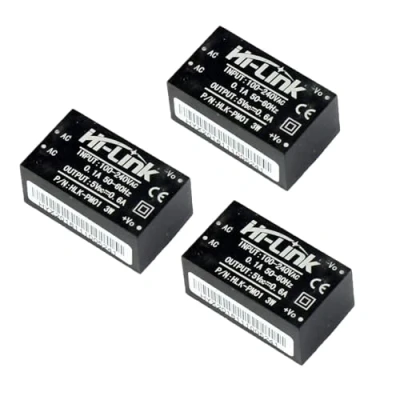 Afbeelding van 3 x HLK PM01 AC DC 220 V tot 5 huishoudelijke voedingsmodule Power Supply Module, mini voeding