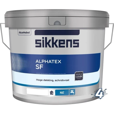 Afbeelding van Sikkens Alphatex SF 5 liter Muurverf &amp; Latex