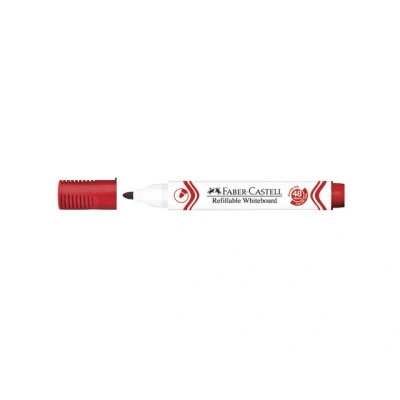 Afbeelding van Faber Castell whiteboardmarker rood ronde punt FC 254021