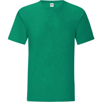 Afbeelding van Fruit of the Loom Iconisch T shirt voor heren (set van 5) (Heide Groen)