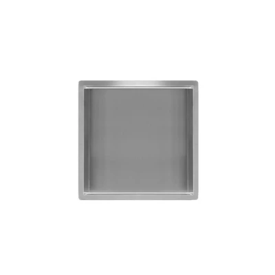 Afbeelding van Regn inbouwnis 30 x 7cm, Geborsteld nikkel 17007BN Minimalistisch design