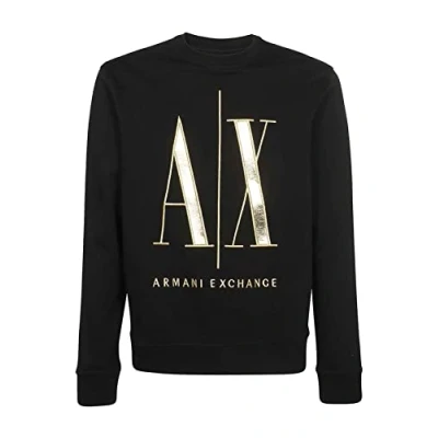 Afbeelding van Armani Exchange Heren Icon Sweater Zwart maat L