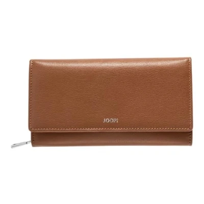 Afbeelding van JOOP! Leren Portemonnee Lantea Europa Purse Cognac Bruine