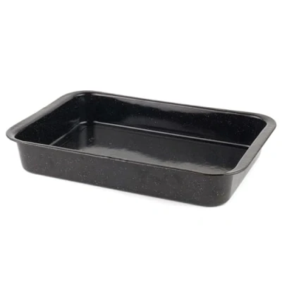 Afbeelding van Russell Hobbs Romano braadpan 36 cm geëmailleerde stalen ovenbakplaten grote ovenvorm met antiaanbaklaag