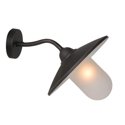 Afbeelding van Lucide ARUBA Wandlamp Buiten Ø 30 cm 1xE27 IP44 Roest bruin