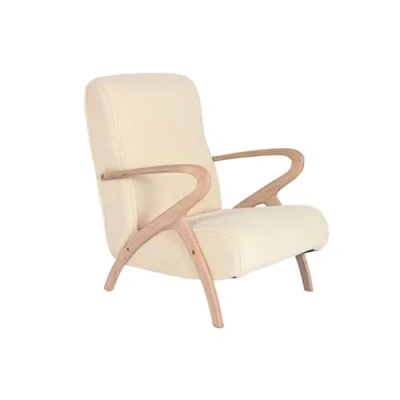 Afbeelding van Armstoel Home ESPRIT Wit Natuurlijk 57 x 55 85 cm
