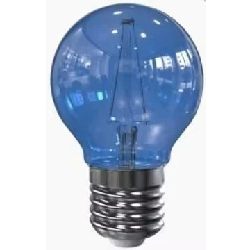Afbeelding van LED filament E27 blauw 2 w