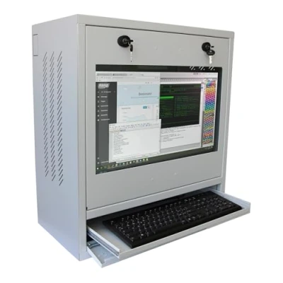 Afbeelding van Techly ICRLIM10 (12.57 HE, 19 inch rek), Serverkast, Grijs
