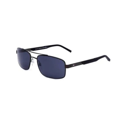 Afbeelding van Tommy Hilfiger TH 1674/S Mannenzonnebril, ruthenium donker zwart ondoorzichtig, 50