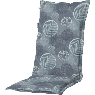 Afbeelding van Madison Tuinstoelkussen hoge rug 50x123 cm Circle grey