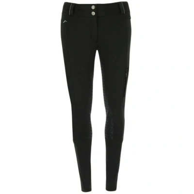 Afbeelding van Equitheme Kitzbuhl Softshell winterrijbroek zwart maat:34