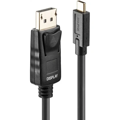 Afbeelding van Lindy 43307 video kabel adapter 10 m USB Type C DisplayPort Zwart