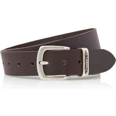 Afbeelding van Timbelt bruine leren riem jeans bruin 100% leder Maat 115 Totale lengte 130 cm