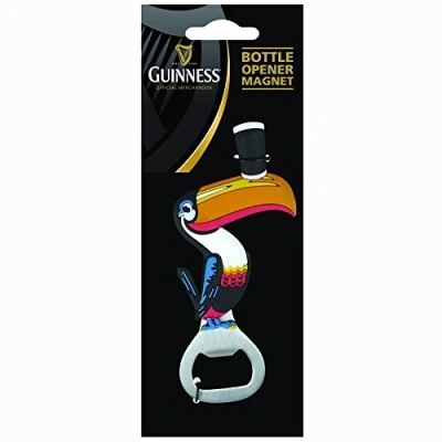 Afbeelding van Guinness Toucan Pvc flesopener Souvenir koelkastmagneet
