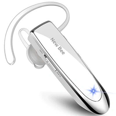 Afbeelding van New bee Bluetooth headset V5.0 draadloze handsfree bellen in het oor met Clear Voice Capture technologie ear voor iPhone Samsung Huawei HTC, Sony, enz