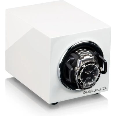 Afbeelding van Designhütte Watchwinder Manhattan Wit Horlogeopwinder voor 1 Horloge