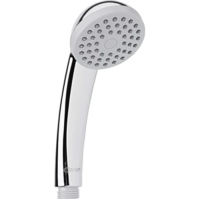 Afbeelding van Cornat Handdouche &quot;Amarela&quot; 67 mm kopdiameter verchroomd 1 straaltype anti kalk &amp; waterbesparend gebruik/douchekop voor douche en bad/ECO douchekop / TECB3472