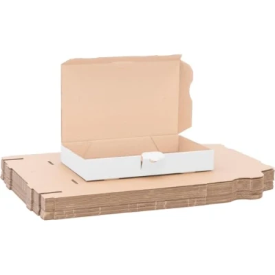 Afbeelding van verpacking Maxi postdozen, 225 x 145 35 mm, maxibrief, wit, MB XS, binnenmaat van 220 136 33 verzenddoos, vouwdoos, boekenzending, optimaal geschikt voor verzending, 300 stuks