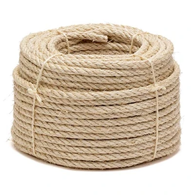 Afbeelding van La cordeline Natuurlijk sisaltouw, Ø 10 mm, 50 m, kattenboom, knutselen, tuintouw