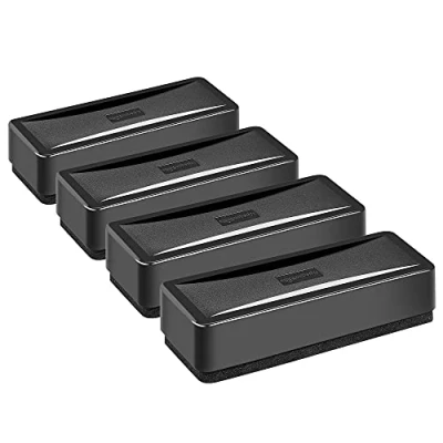 Afbeelding van AmazonBasics Spons voor droog uitwisbare whiteboards, verpakking van 4 stuks.