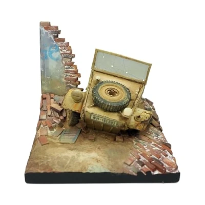 Afbeelding van 1:35 Vallejo SC008 Kubelwagen Base (Front) Plastic Modelbouwpakket