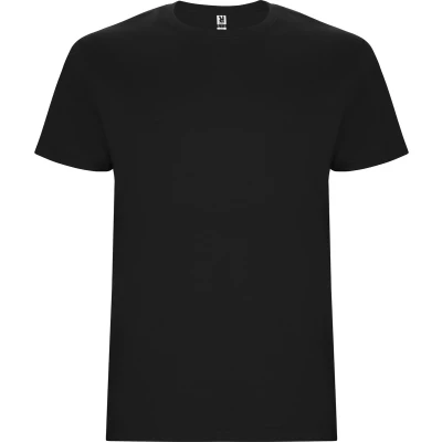Afbeelding van T shirt unisex met korte mouwen &#039;Stafford&#039; Zwart 9/10 jaar