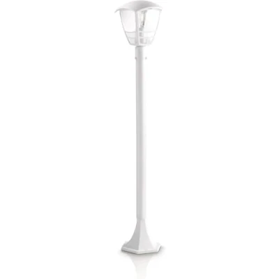 Afbeelding van Philips Creek Buitenlantaarn 60 W E27 Fitting Spatwaterdicht Exclusief Lichtbron Staande Buitenlamp Tuinlamp Sokkellamp Zwart
