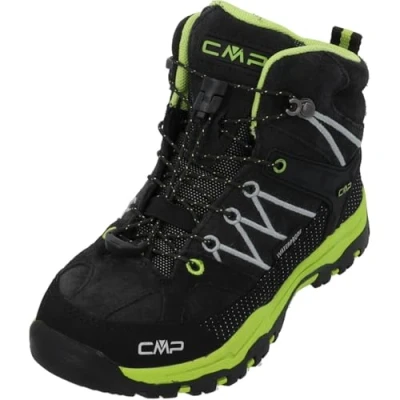 Afbeelding van CMP KIDS RIGEL MID TREKKING SHOES WP uniseks kind Trekkingschoenen,lood, limoengroen,30 EU