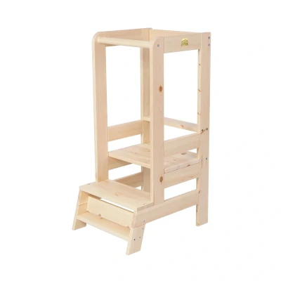 Afbeelding van Keukenhelper Met krijtboard Natural