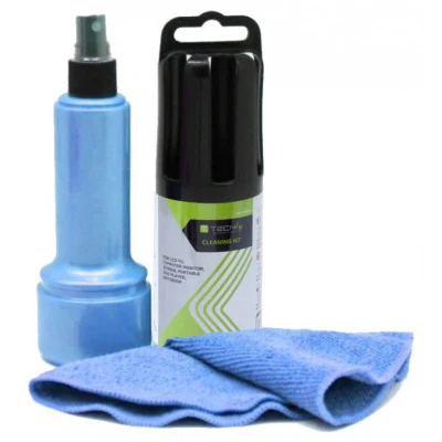 Afbeelding van Techly ICSB CS5005BLTY computerreinigingskit Universeel Spray &amp; droge doekjes voor apparatuurreiniging 150 ml