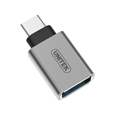 Afbeelding van Unitek Y A025CGY Adapter USB Type (USB C), Data + Video Adapter, Zilver