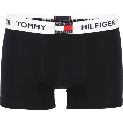 Afbeelding van Tommy Hilfiger 85 trunk (1 pack) heren boxer normale lengte zwart Maat: S